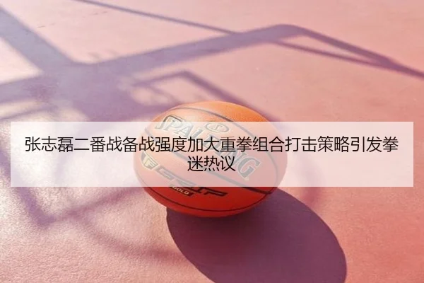 张志磊二番战备战强度加大重拳组合打击策略引发拳迷热议